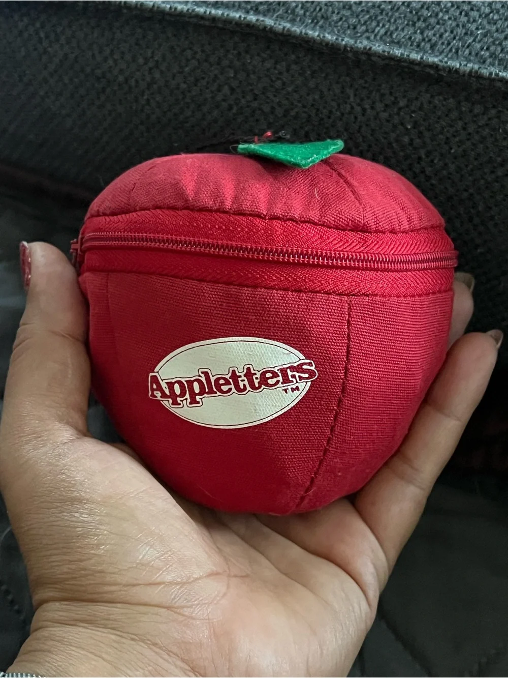 Appletters Red Apple Pouch